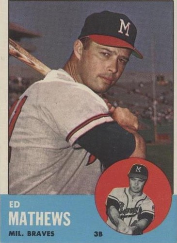 1963 Topps - Eddie Mathews #275
