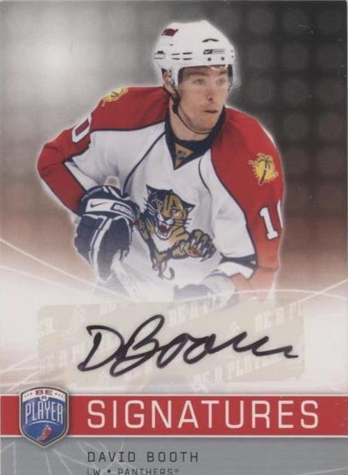 2008-09 Upper Deck Be a Player - David Booth #S-BO
