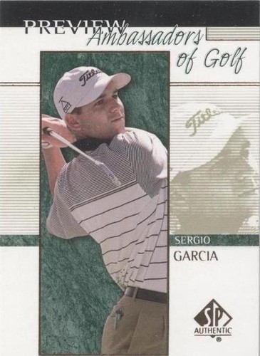 2001 SP Authentic Preview - Sergio Garcia #59