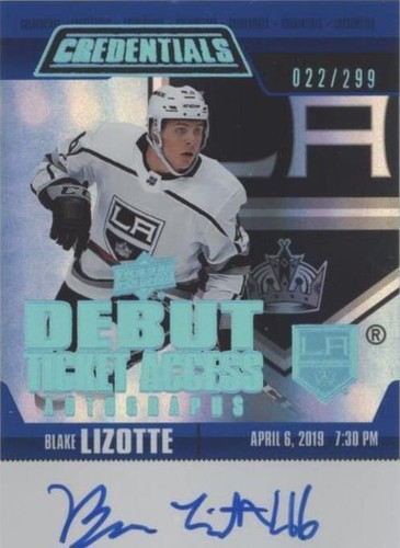 2019-20 Upper Deck Credentials - Blake Lizotte #RTAA-BL