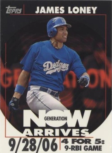 2007 Topps - James Loney #GNV23