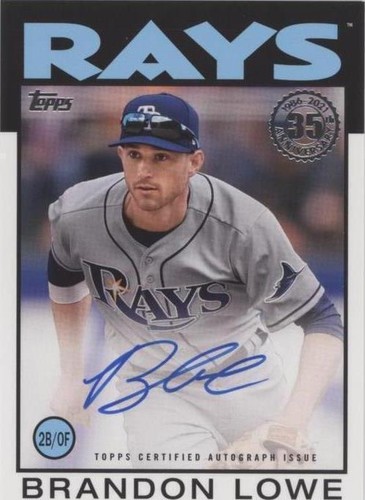 2021 Topps - Brandon Lowe #86A-BL