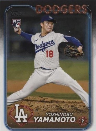 YOSHINOBU YAMAMOTO 2024 Topps Series 2 Super Box Oversized
