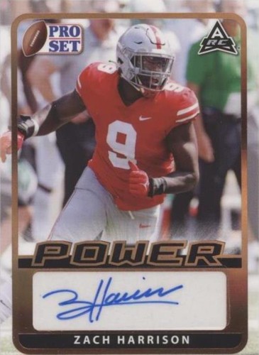 2021 Leaf Pro Set Power Zach Harrison #BA-ZH1