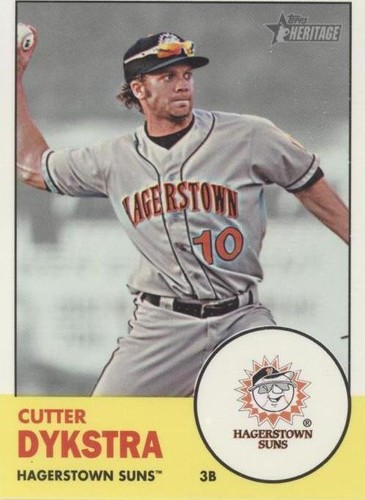 2012 Topps Heritage Minor League Edition - Cutter Dykstra #42