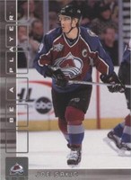 2001-02 In the Game Be A Player Memorabilia - Joe Sakic #149