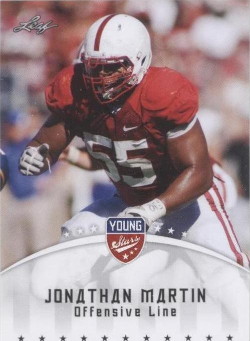 2012 Leaf Young Stars Jonathan Martin #46