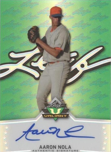 2014 Leaf Valiant - Aaron Nola #BA-AN1