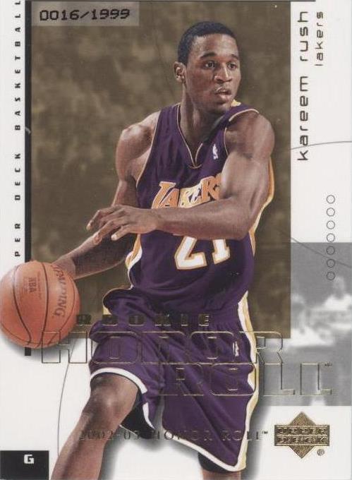 Rollo de honor de cubierta superior 2002-03 - Kareem Rush #110