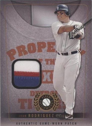 2005 Fleer Patchworks - Ivan Rodriguez #PO-IR