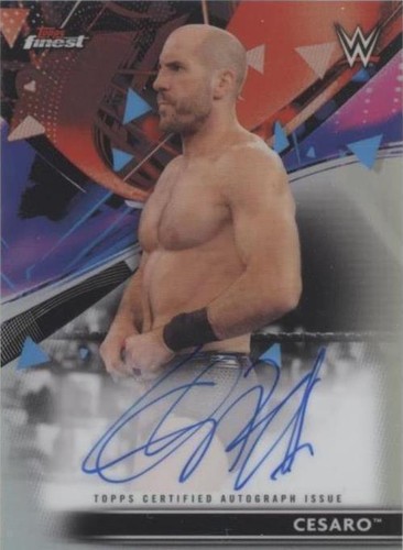2021 Topps Finest WWE - Cesaro #RA-CE