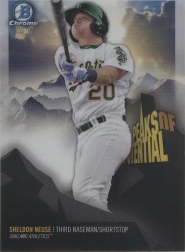2018 Bowman Chrome - Sheldon Neuse #PP-SN