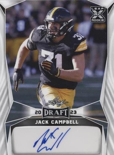 2023 Leaf Draft Jack Campbell #BA-JC1