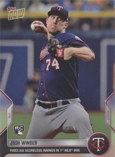 2022 Topps Now - Josh Winder #116