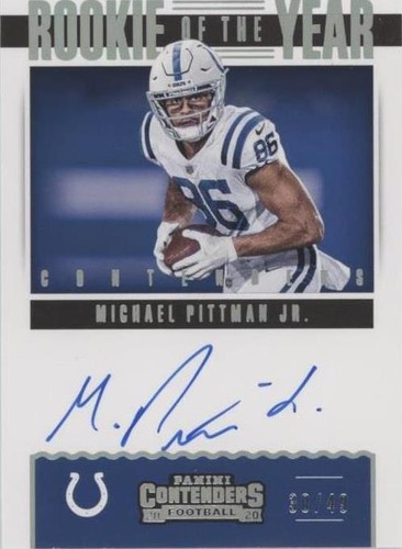 2020 Panini Contenders Michael Pittman Jr. #RYA-15