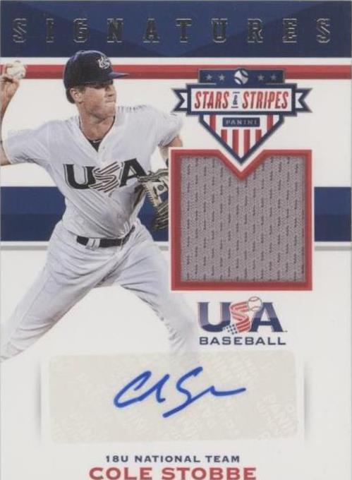 2017 Panini USA Baseball Stars & Stripes - Cole Stobbe #86