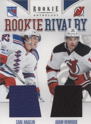 2011-12 Panini Rookie Anthology - Adam Henrique Carl Hagelin #17