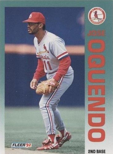 1992 Fleer - Jose Oquendo #585