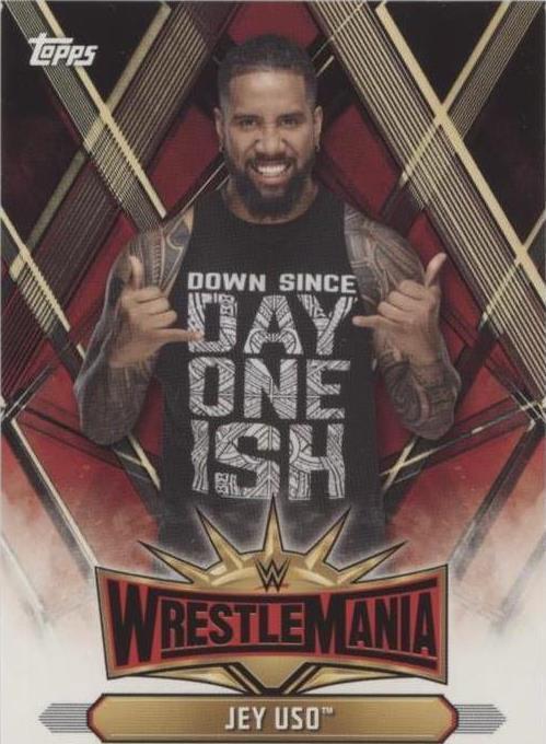 2019 Topps WWE Road to Wrestlemania - Jey Uso #WM-32