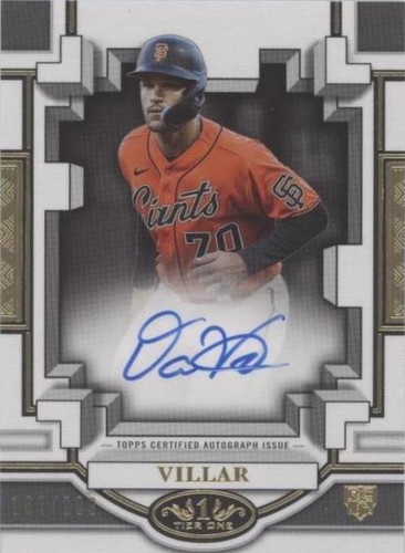 2023 Topps Tier One - David Villar #BOA-DV2