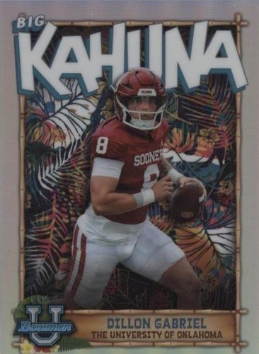 2022 Bowman University Chrome Dillon Gabriel #TBK-16