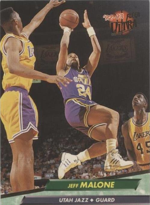 1992-93 Fleer Ultra — Джефф Мэлоун No181