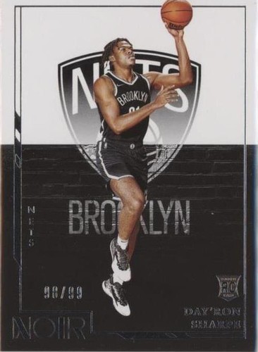 2021-22 Panini Noir - Day'Ron Sharpe #198