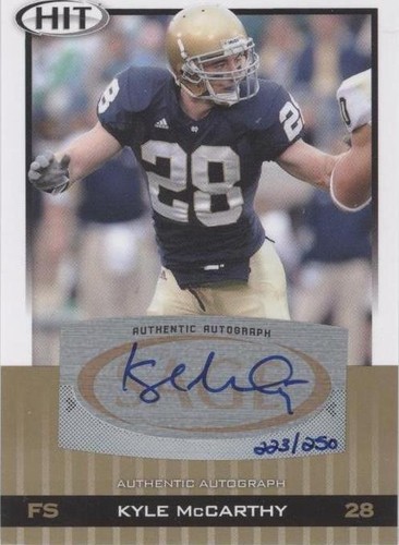 2010 SAGE Hit Kyle Mccarthy #A42