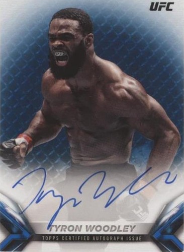 2018 Topps UFC Knockout - Tyron Woodley #KA-TW