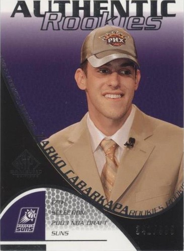 2003-04 SP Game Used - Zarko Cabarkapa #123
