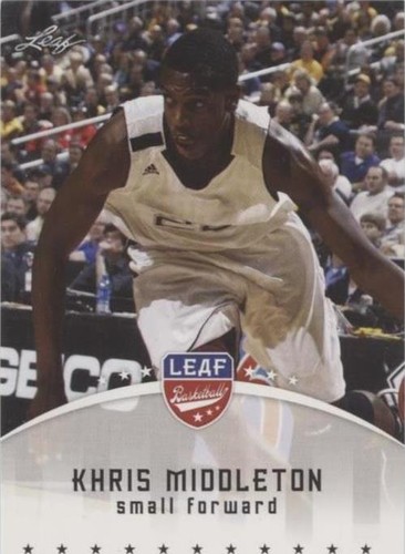 2012 Leaf - Khris Middleton #KM4