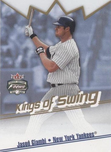 2002 Fleer Focus Jersey Edition - Jason Giambi #18 KS