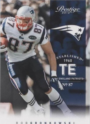 2012 Playoff Prestige Rob Gronkowski #109