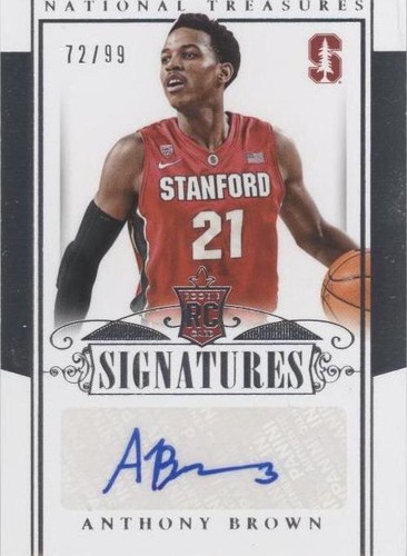 2015 Panini National Treasures College - Anthony Brown #205