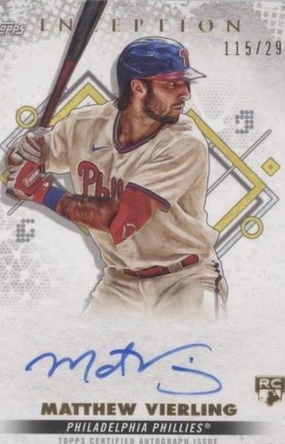 2022 Topps Inception - Matt Vierling #BRES-MV