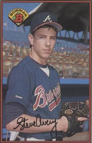 1989 Bowman - Steve Avery #268