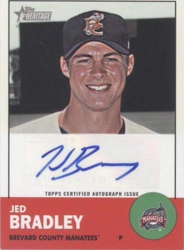 2012 Topps Heritage Minor League Edition - Jed Bradley #ROA-JB