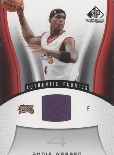 2006-07 SP Game Used Edition - Chris Webber #175