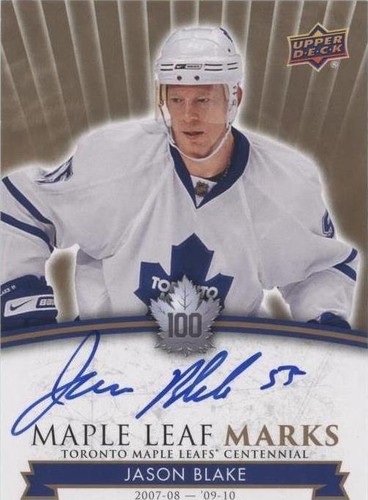 2017 Upper Deck Toronto Maple Leafs Centennial - Jason Blake #MLM-BL