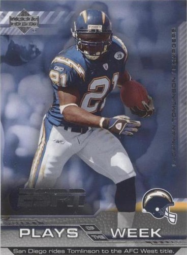 2005 Upper Deck ESPN LaDainian Tomlinson #PW-28
