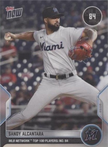 2022 Topps Now MLB Network Top 100 Players - Sandy Alcantara #T-84