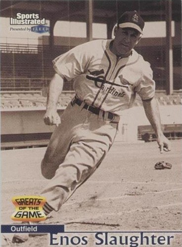1999 Fleer Sports Illustrated Greats of the Game - Enos Slaughter #9