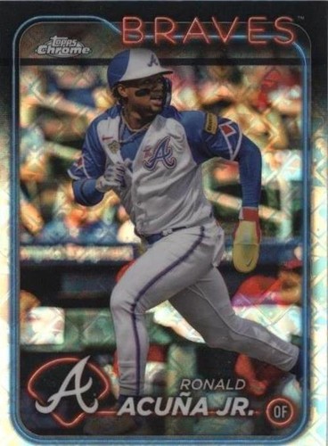 2024 Topps Chrome Logofractor Edition - Ronald Acuña Jr. #250