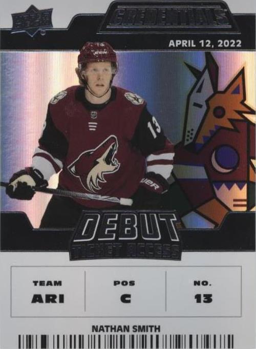 2022-23 Upper Deck Credentials - Nathan Smith #108