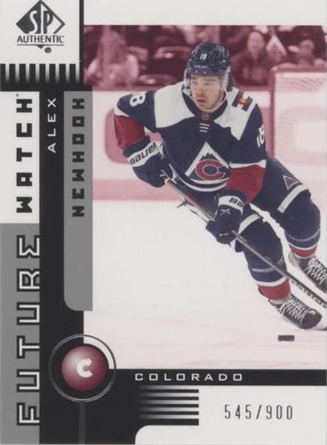 2021-22 SP Authentic - Alex Newhook #01FW-AN