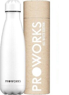 Proworks Sportwasserflaschen aus Edelstahl  Doppelt isolierte Thermoskanne✅
