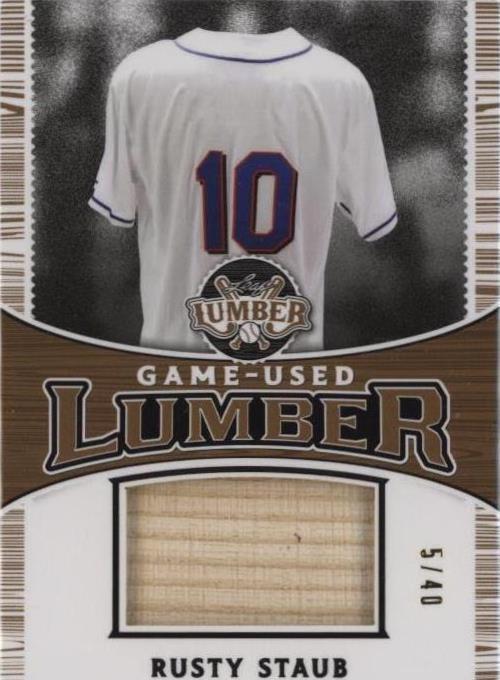 2024 Leaf Lumber - Rusty Staub #GUL-87