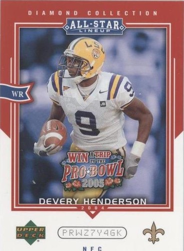 2004 Upper Deck Diamond Collection All-Star Lineup Devery Henderson #AS25