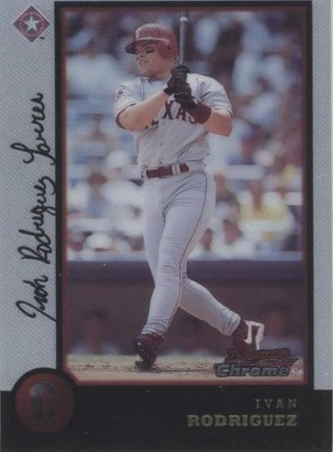 1998 Bowman Chrome - Ivan Rodriguez #4
