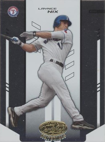 2004 Leaf Certified Materials - Laynce Nix #198
